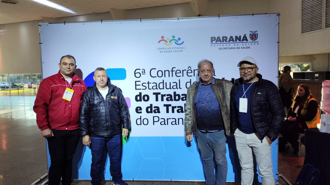 DIRETORES DO SMC E DA FORÇA SINDICAL SÃO ELEITOS PARA REPRESENTAR O PARANÁ NA CONFERÊNCIA NACIONAL DA SAÚDE DO TRABALHADOR